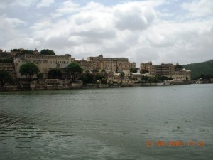 View across Lake Pichola